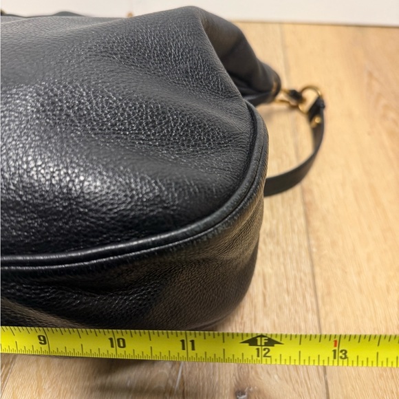 Marc by Marc Jacobs Too Hot Black Pebbled Leather Satchel Crossbody Bag - Picture 10 of 15